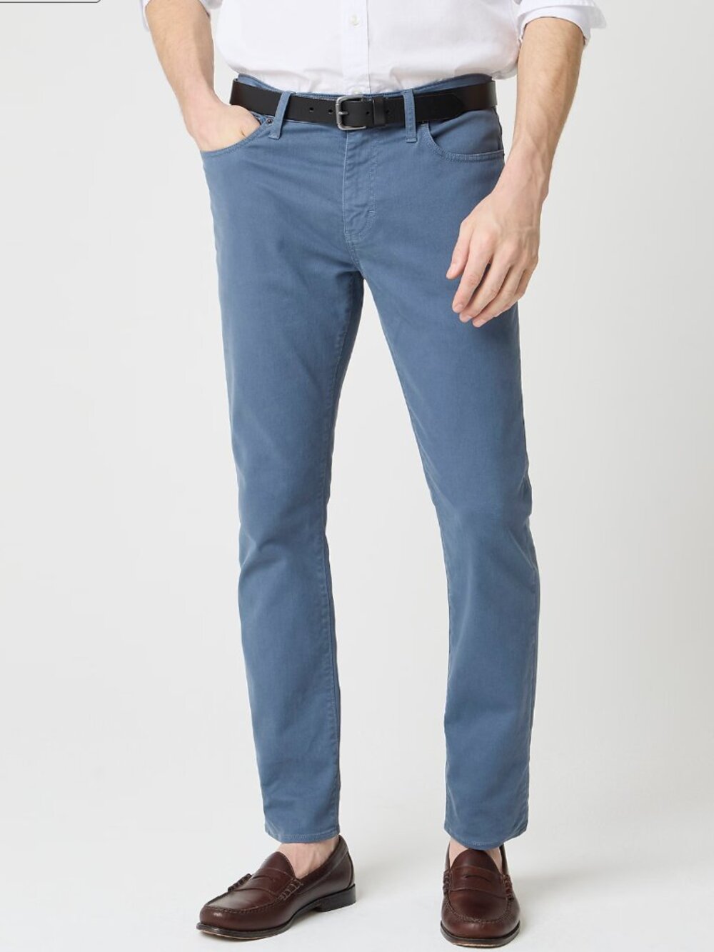 J. Crew Men's Straight-fit garment-dyed five-pocket jean •size 34x32 • NWT•BW460